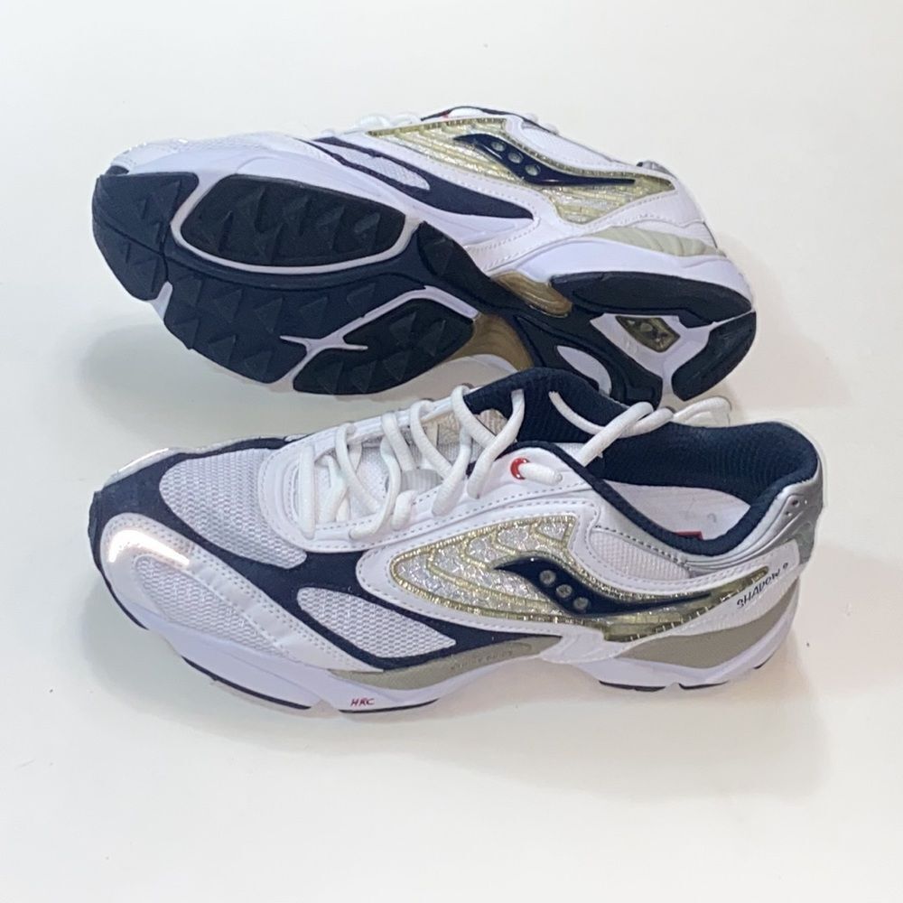 Nos Vintage Saucony Hrc Grid Shadow 9 Jogging Running Unixes Shoes Size 8.5 Us